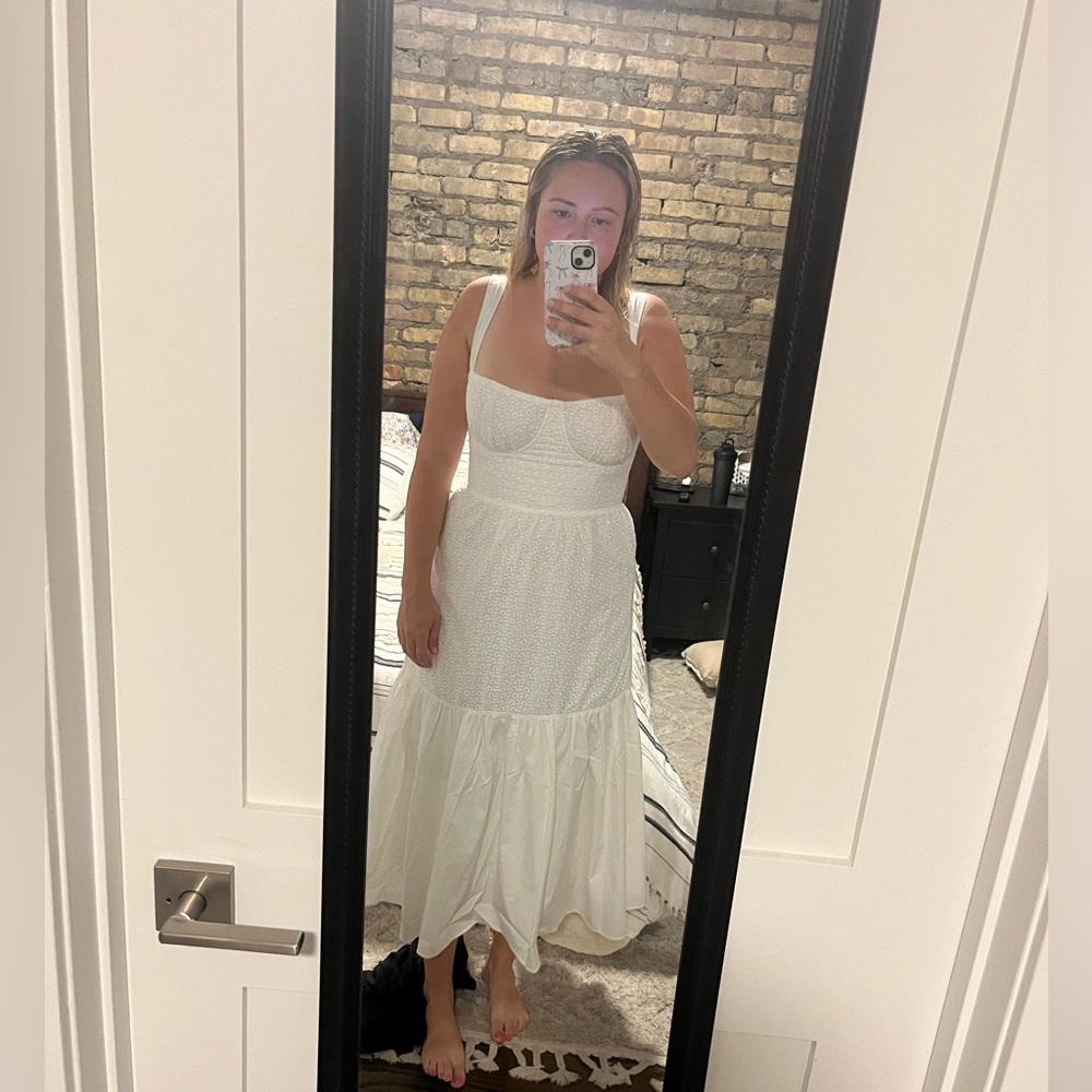 House of CB Ivory Midi Dress